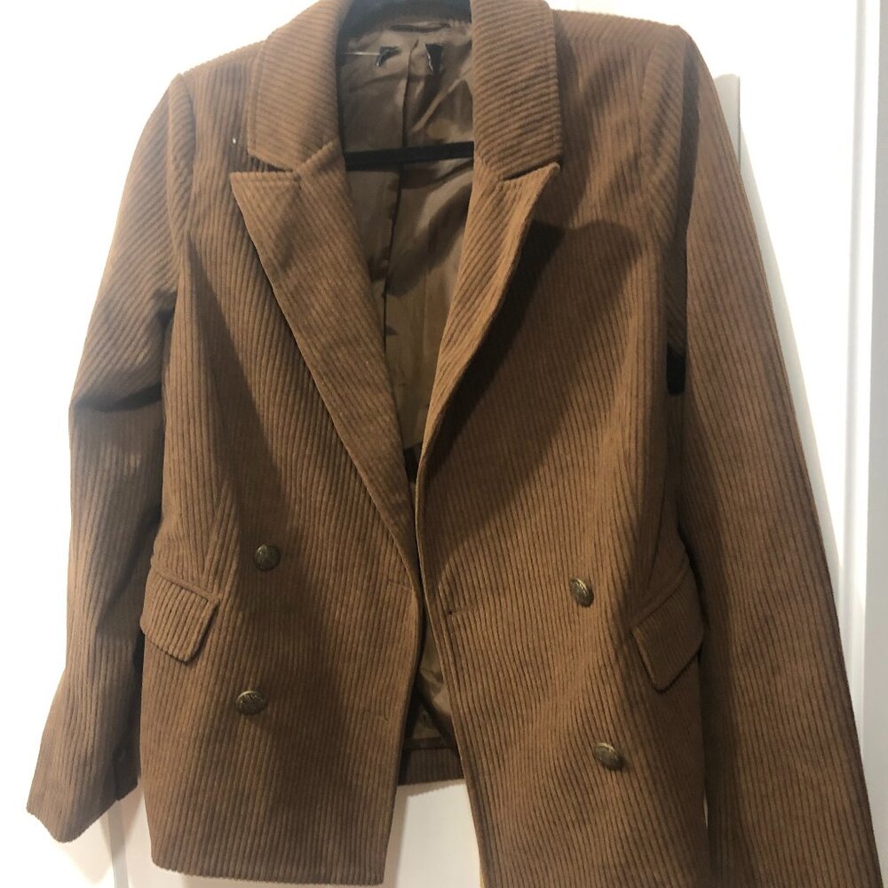 EverEve Brown. Corduroy Blazer